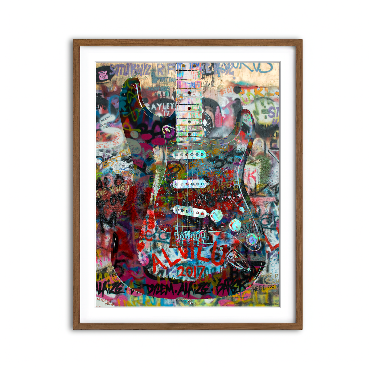 Framed Print 3x4 Walnut