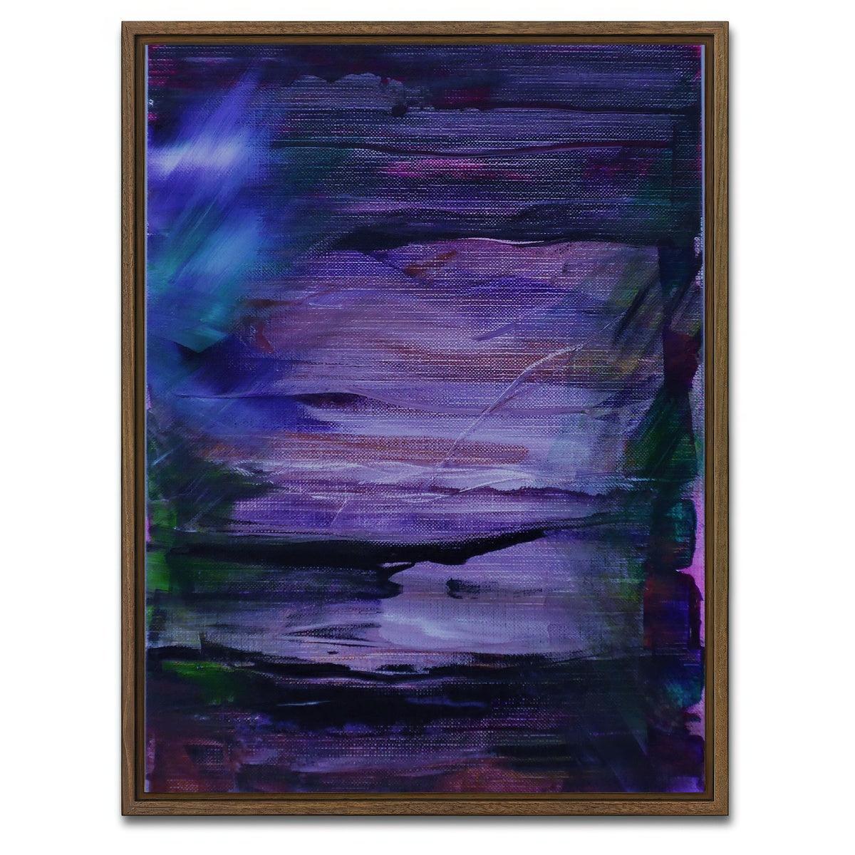 AUTO-MOCKUP WHITE | Strata | 1 Piece | Walnut Framed Canvas | group=3x4