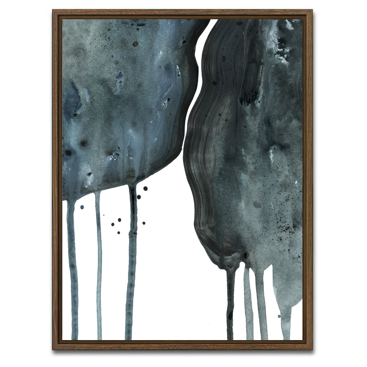 AUTO-MOCKUP WHITE | Stream | 1 Piece | Walnut Framed Canvas | group=3x4