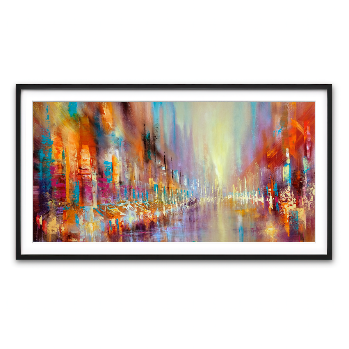 Framed Print 2x1 Black