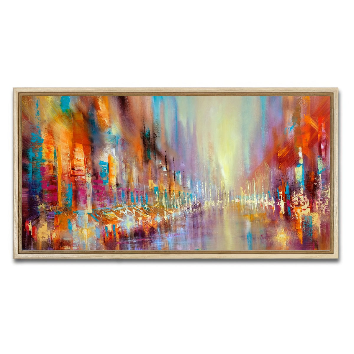 AUTO-MOCKUP WHITE | Street Life | 1 Piece | Natural Framed Canvas | group=2x1