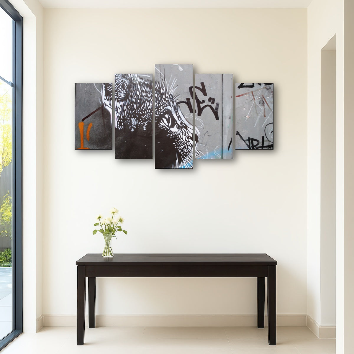 AUTO-MOCKUP ROOM | Street art cat