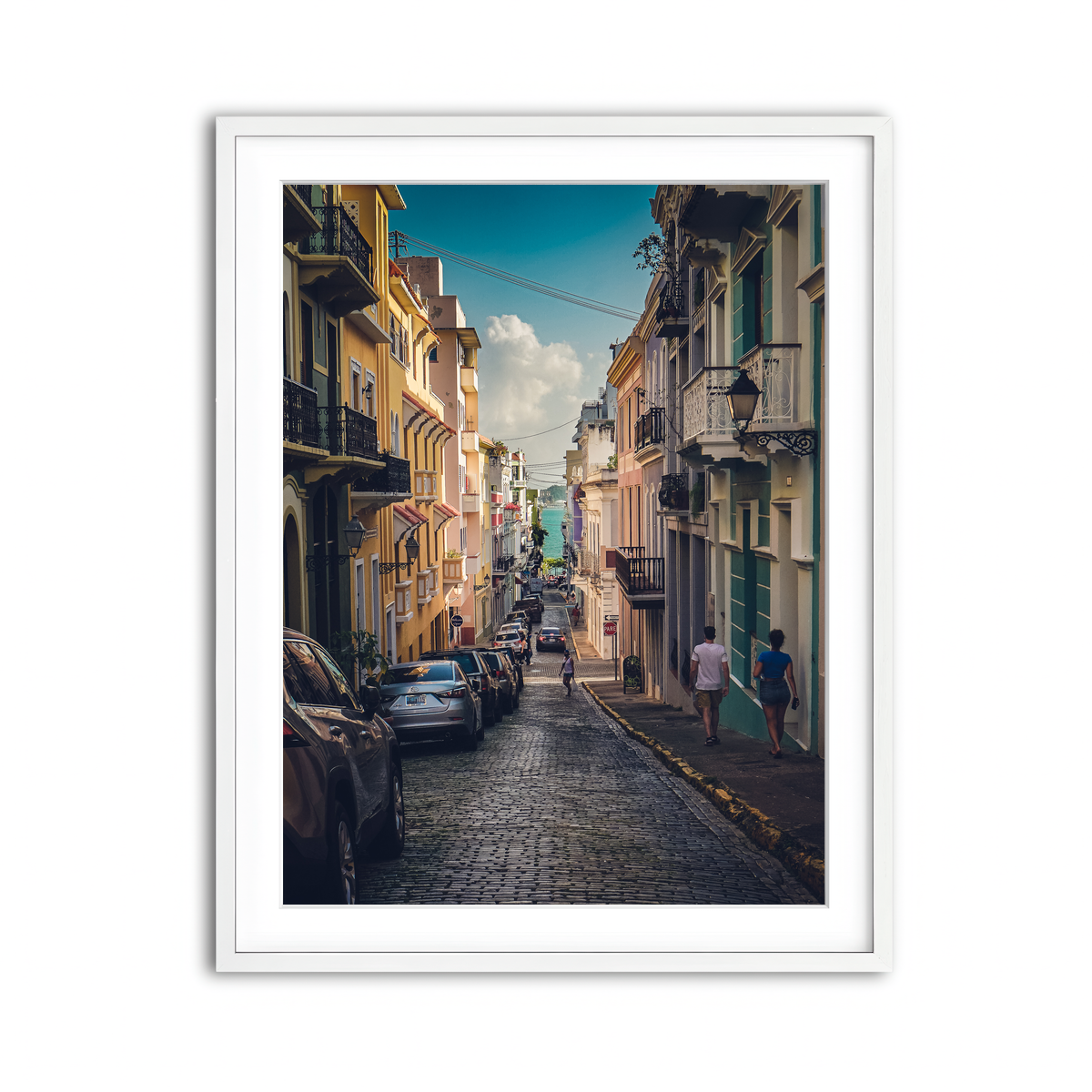 Framed Print 3x4 White