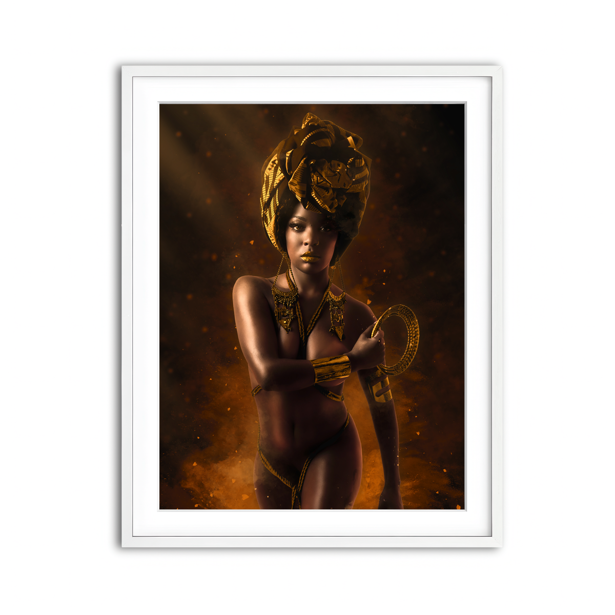 Framed Print 3x4 White