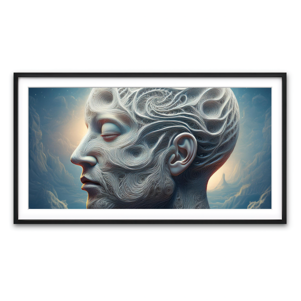 Framed Print 2x1 Black