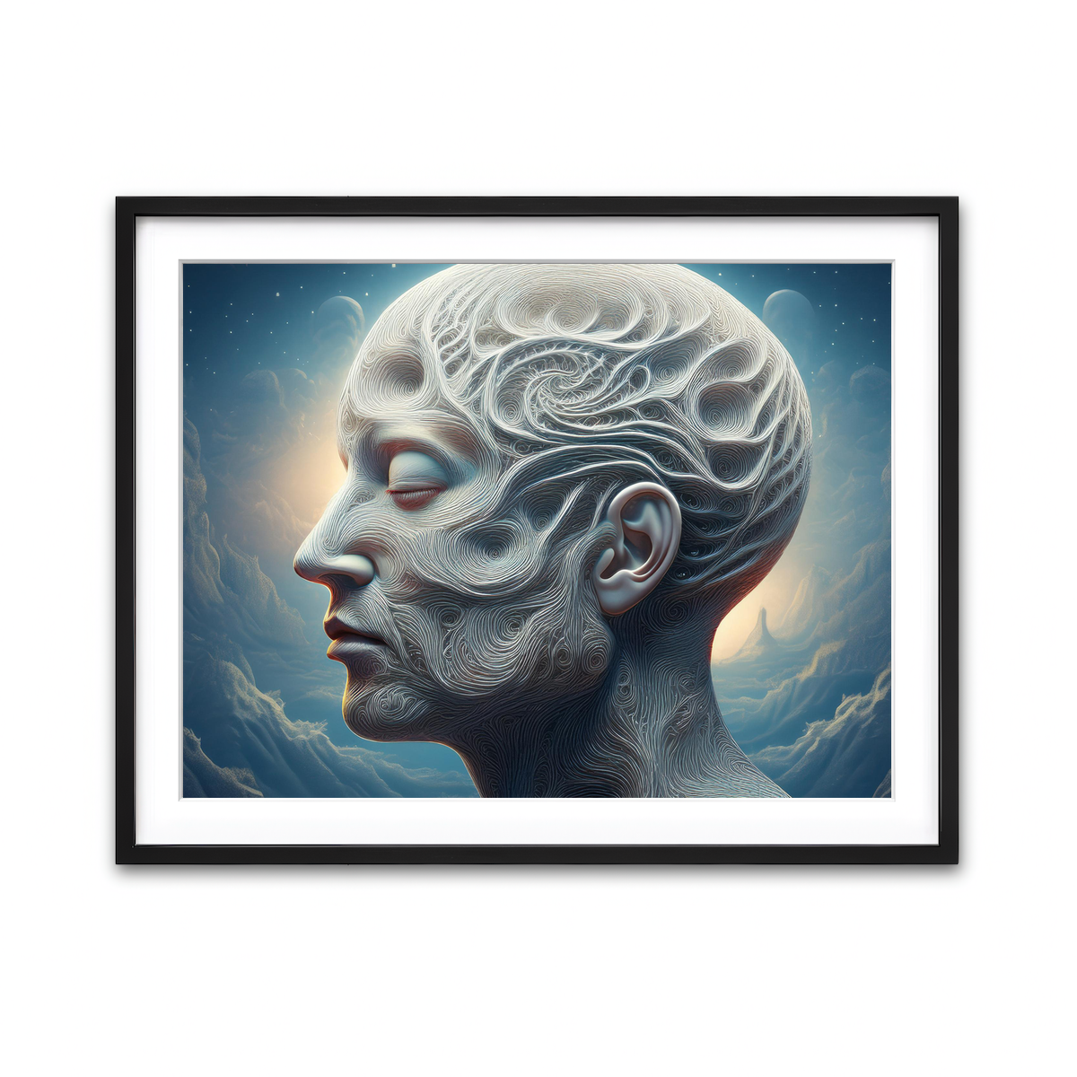 Framed Print 4x3 Black