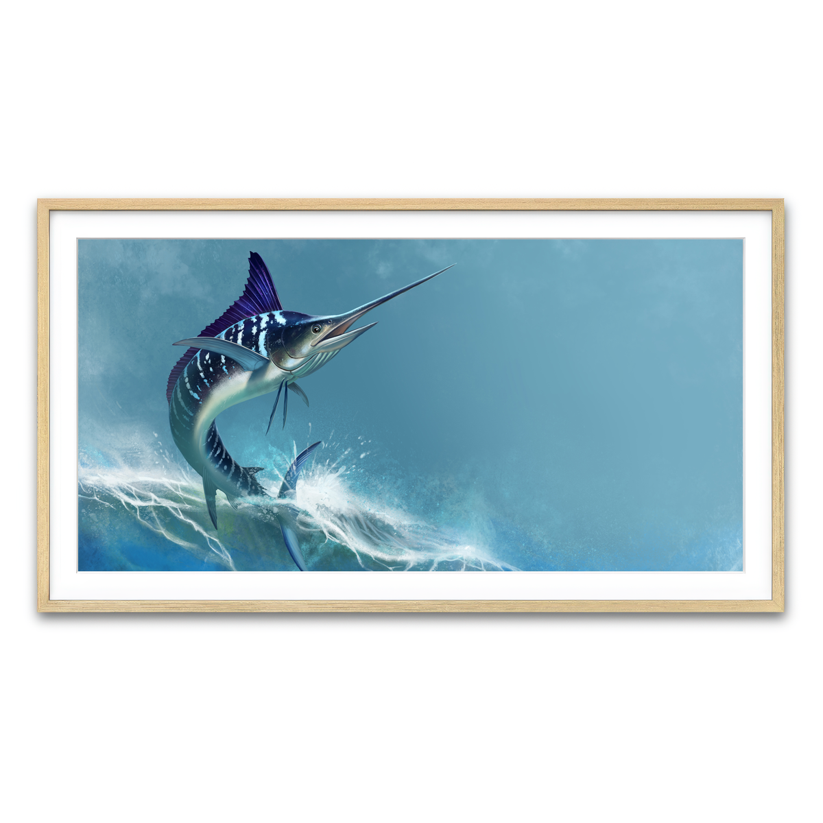 Framed Print 2x1 Natural