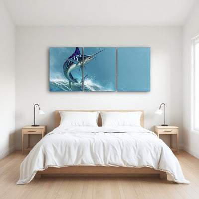 AUTO-MOCKUP ROOM | Striped marlin on sea