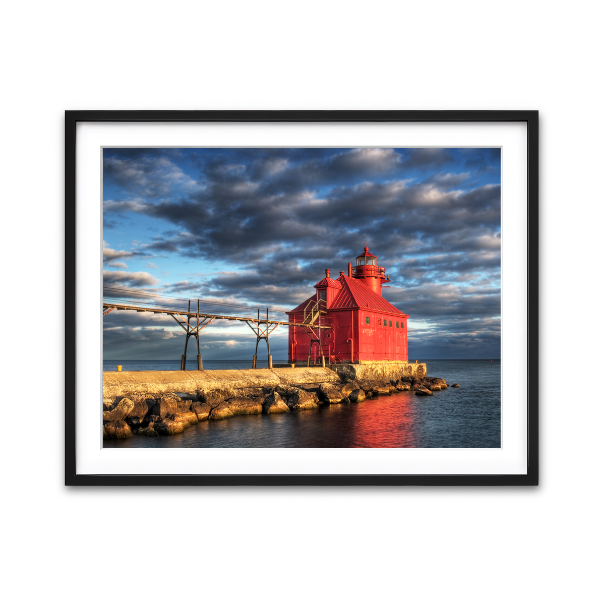 Framed Print 4x3 Black