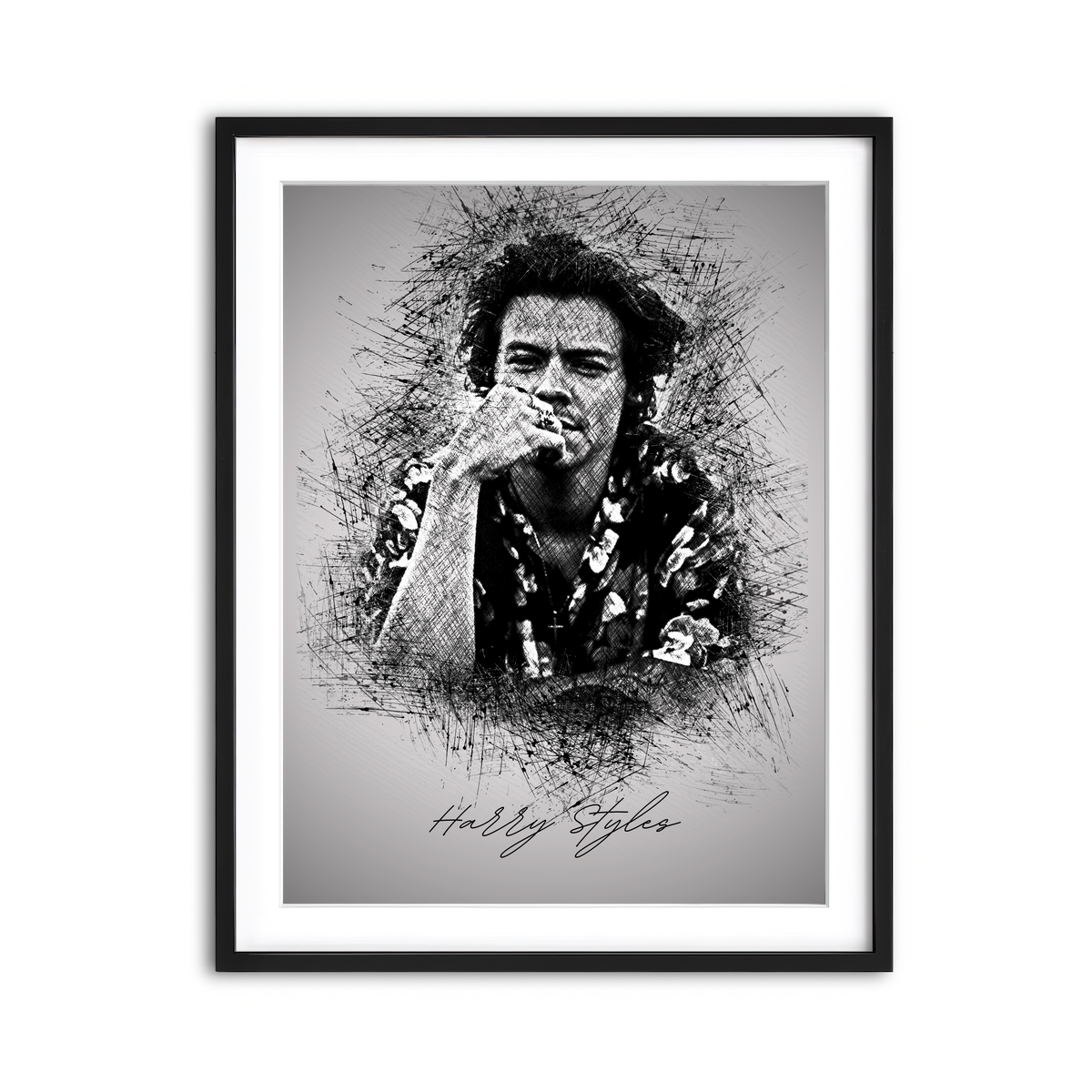 Framed Print 3x4 Black