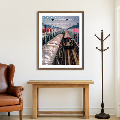 AUTO-MOCKUP ROOM | Subway Bridge Wall Art