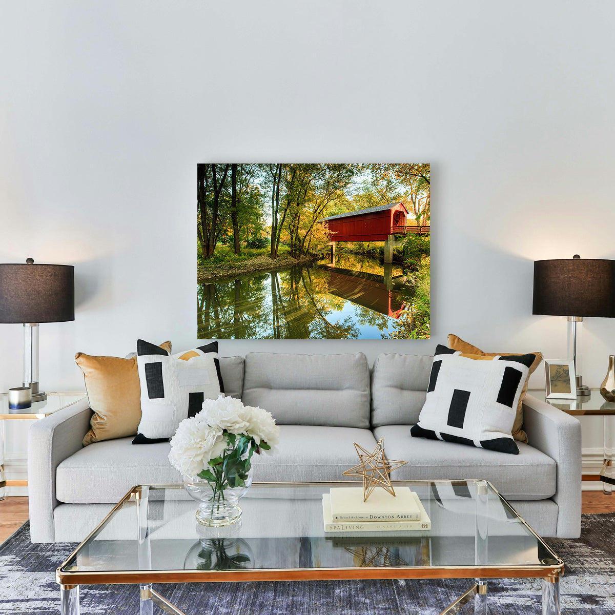 Sugar Creek Covered Bridge Wall Art