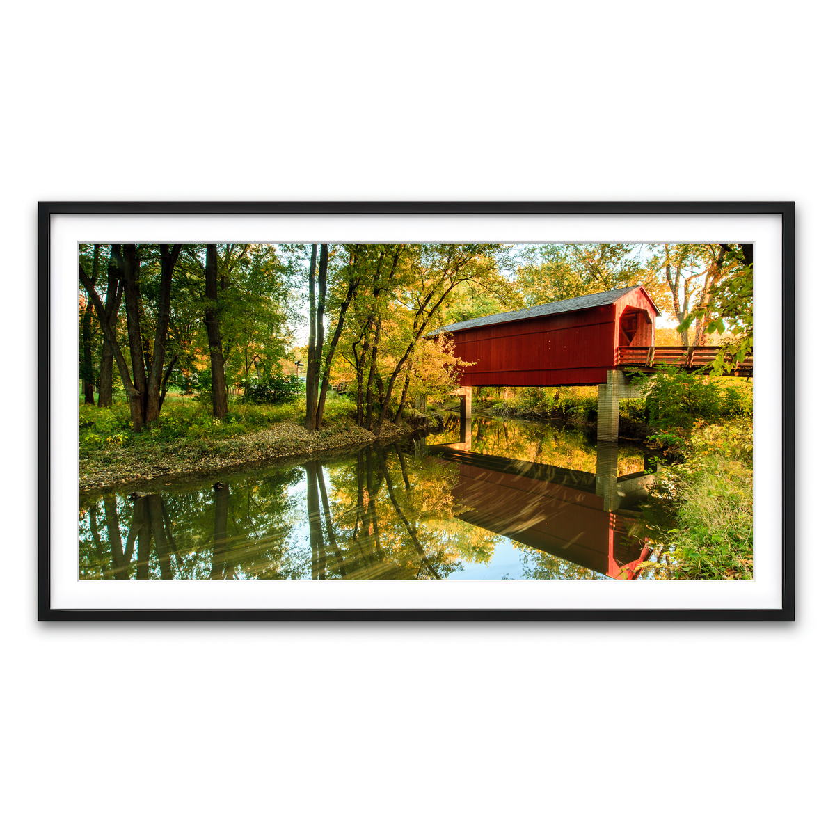 Framed Print 2x1 Black