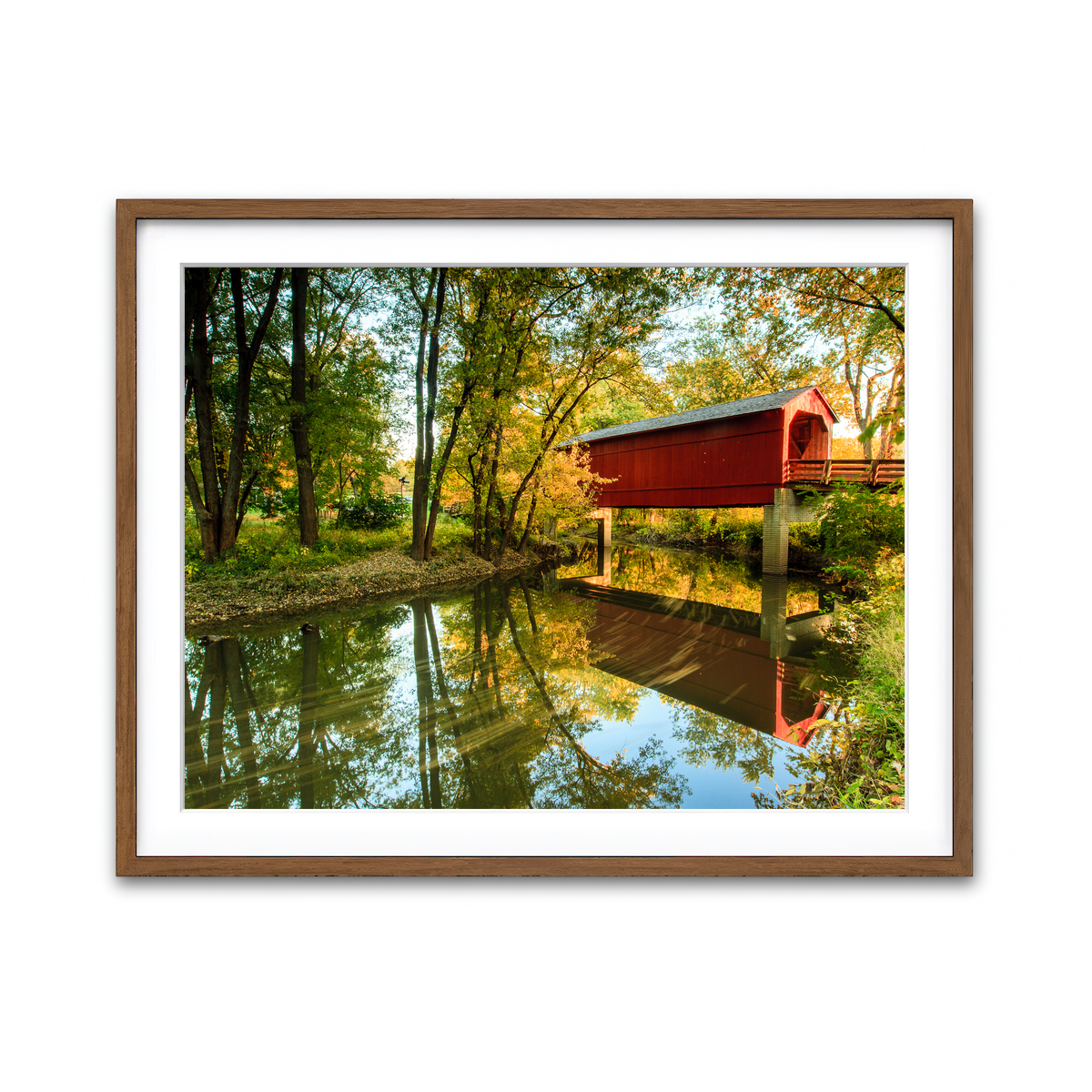 Framed Print 4x3 Walnut