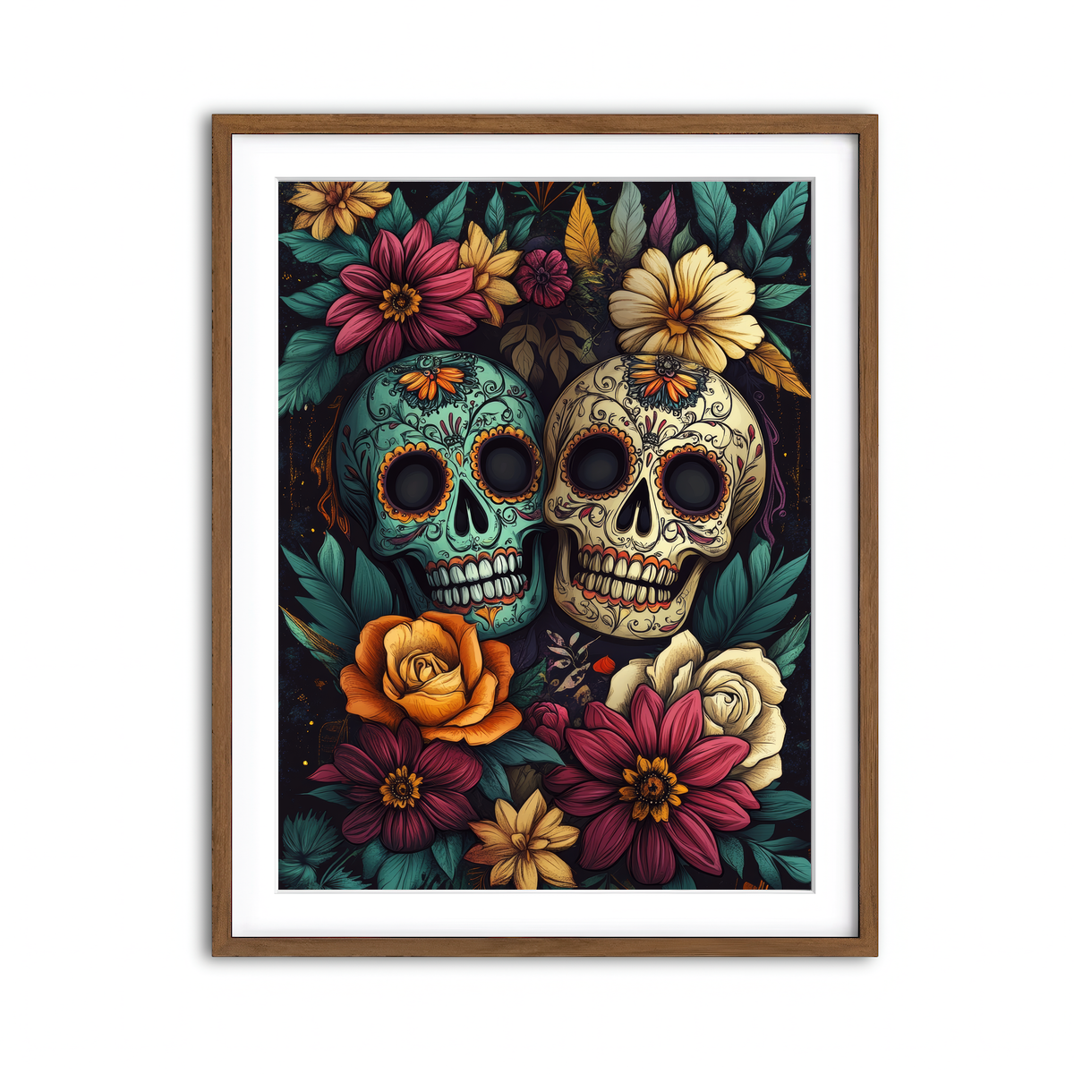 Framed Print 3x4 Walnut
