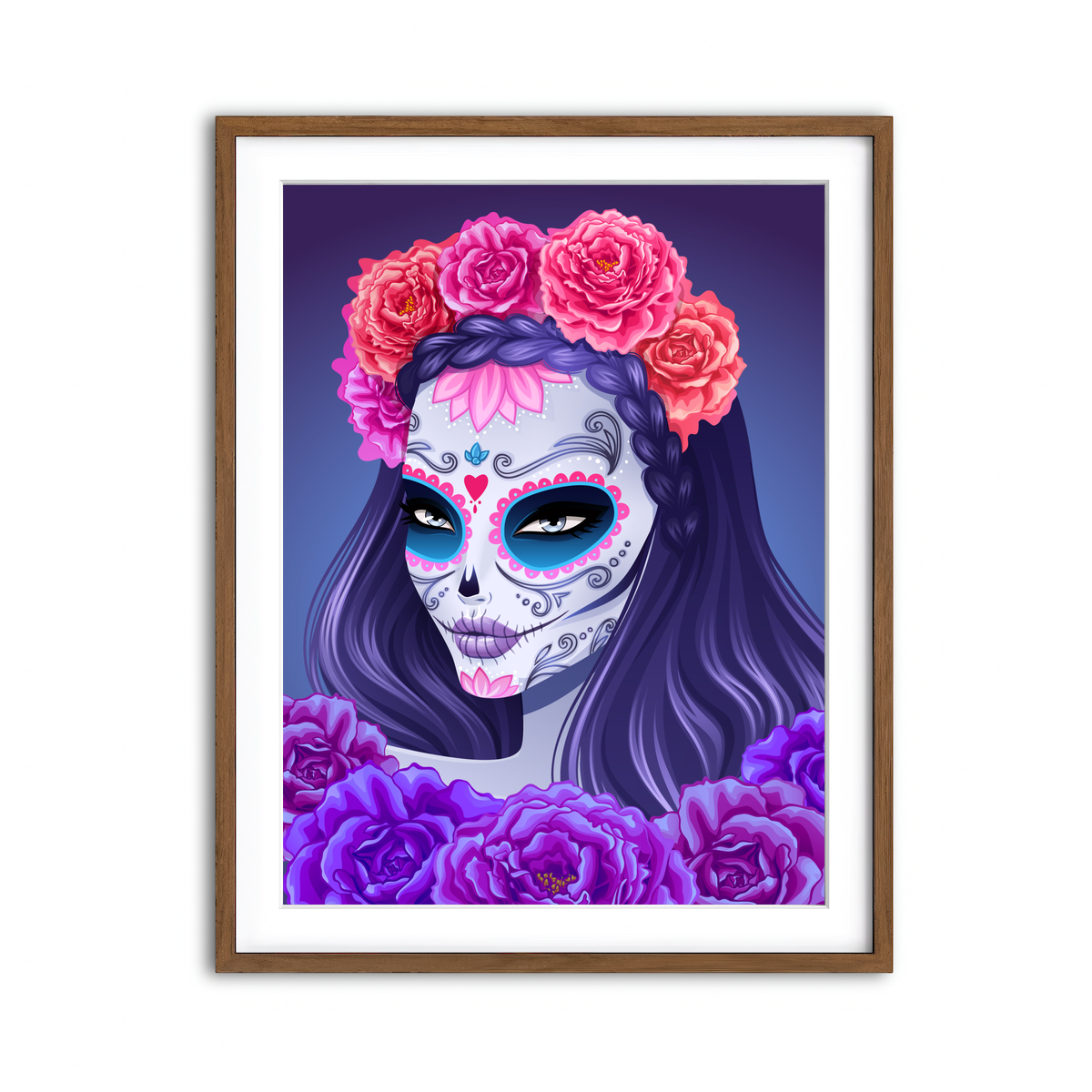 Framed Print 3x4 Walnut