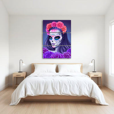 AUTO-MOCKUP ROOM | Sugar skull woman