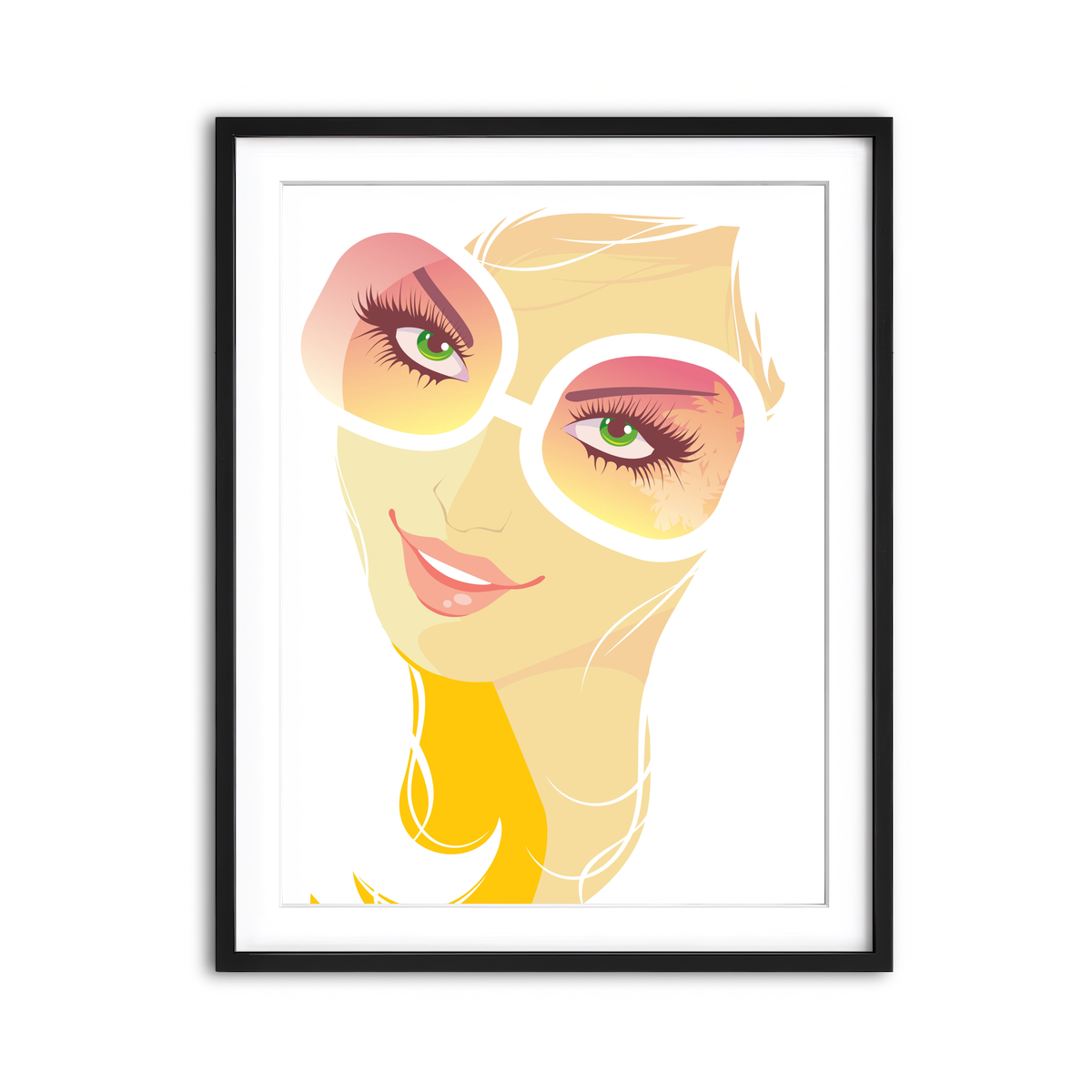 Framed Print 3x4 Black