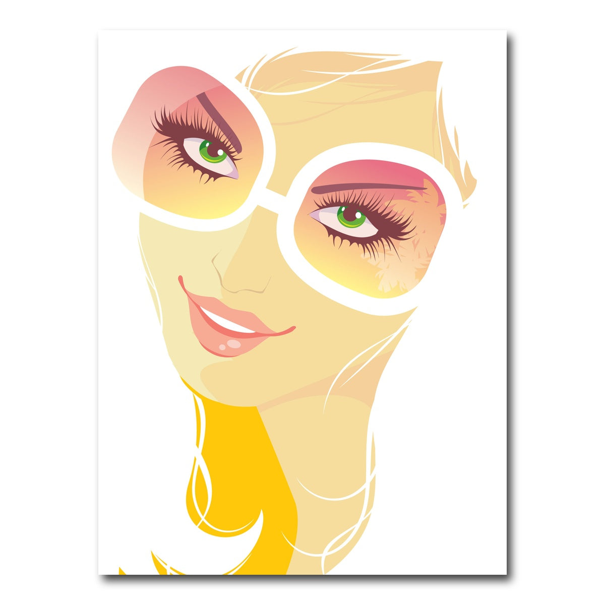 AUTO-MOCKUP WHITE | Summer Girl | 1 Piece | Gallery Wrap Canvas | group=3x4