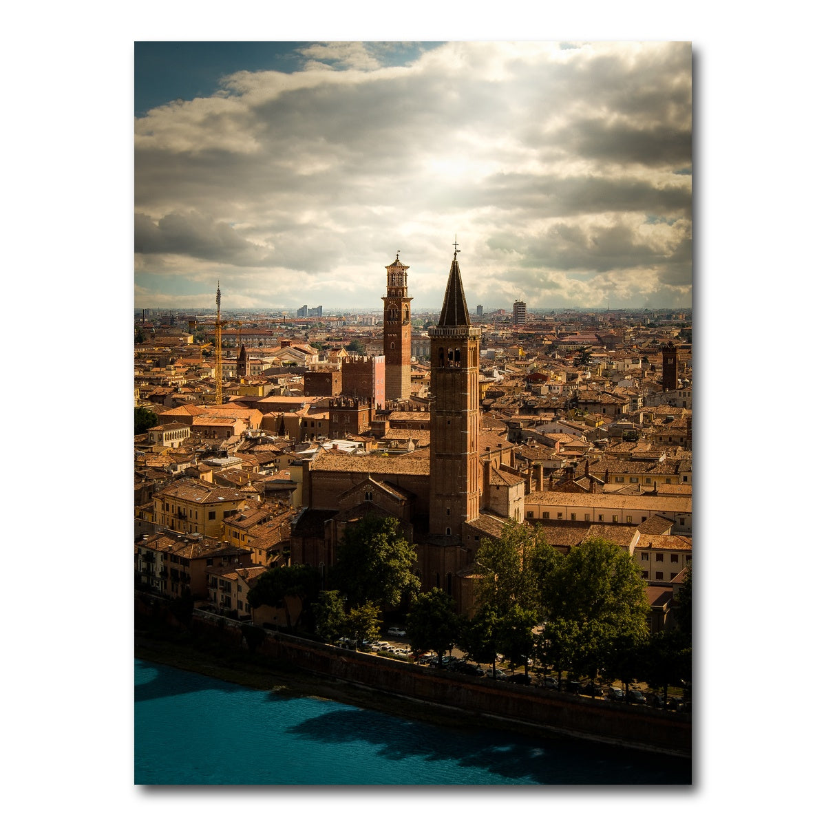 AUTO-MOCKUP WHITE | Summer in Verona | 1 Piece | Gallery Wrap Canvas | group=3x4
