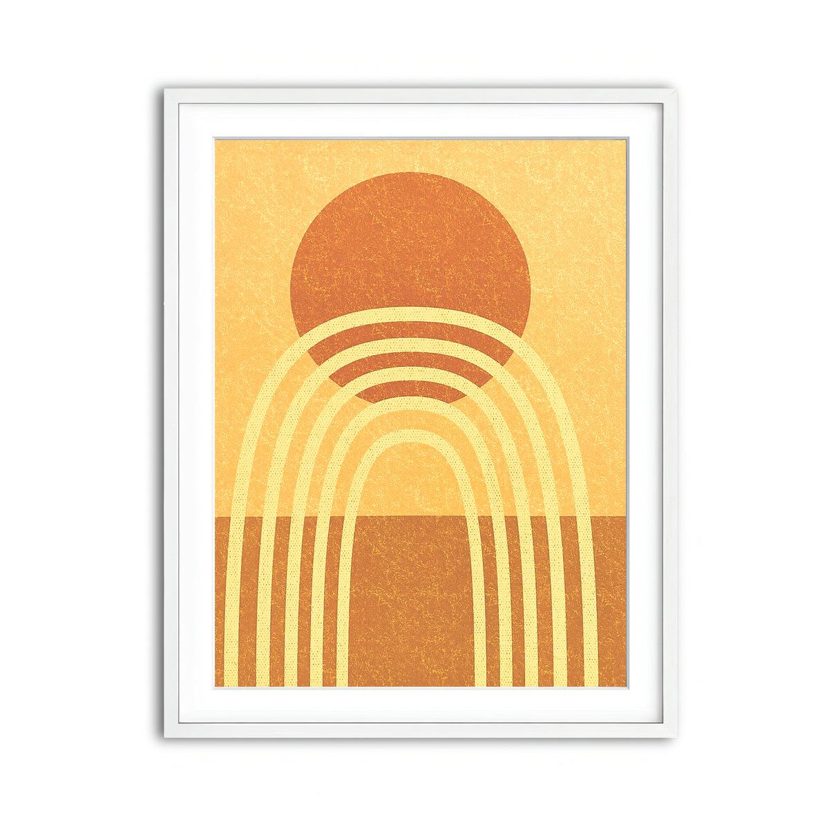 Framed Print 3x4 White