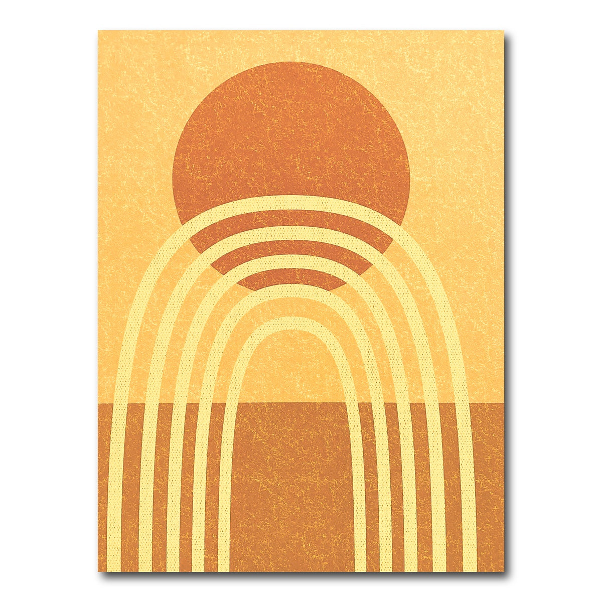 AUTO-MOCKUP WHITE | Sun & rainbow Desert | 1 Piece | Gallery Wrap Canvas | group=3x4