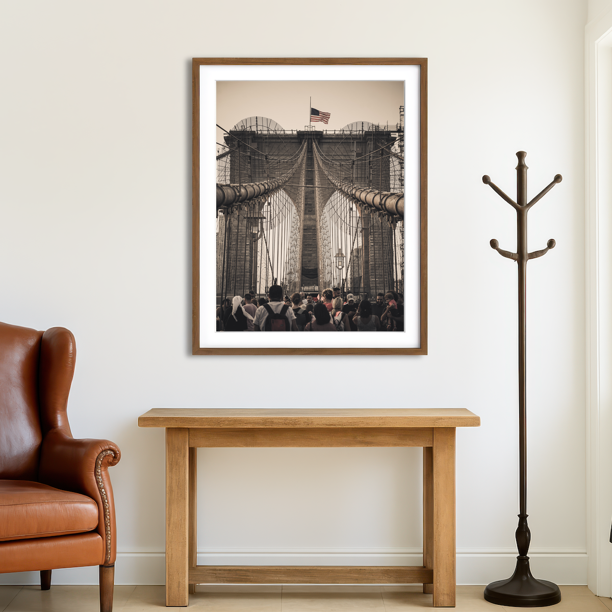 AUTO-MOCKUP ROOM | Sunday in Brooklyn Wall Art