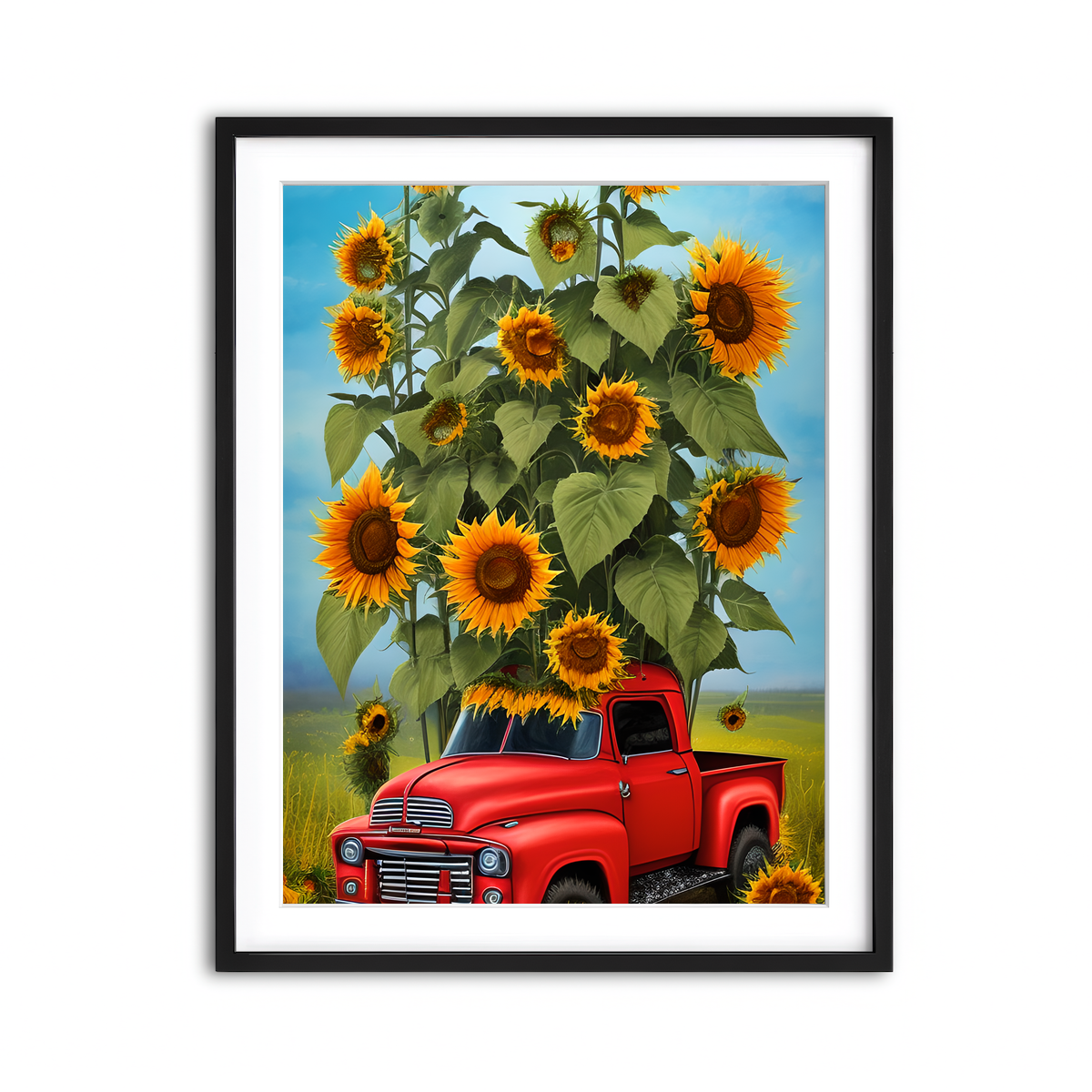 Framed Print 3x4 Black