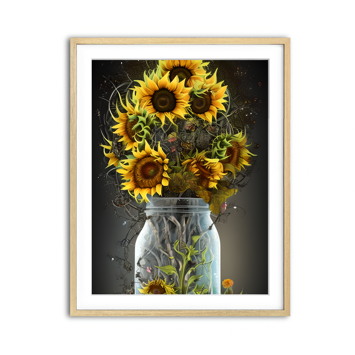 Framed Print 3x4 Natural
