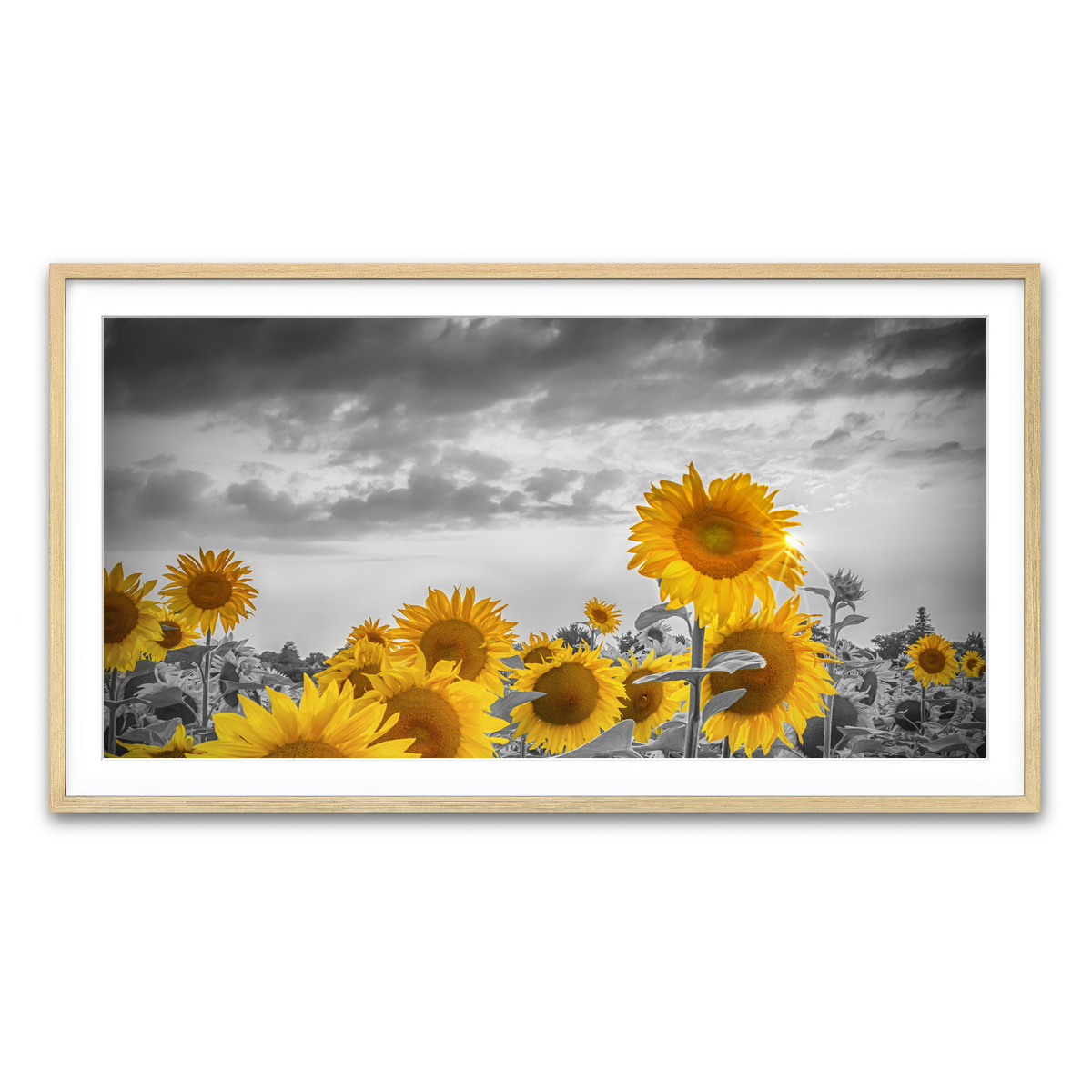 Framed Print 2x1 Natural