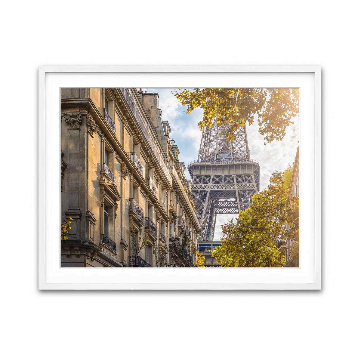 Framed Print 4x3 White