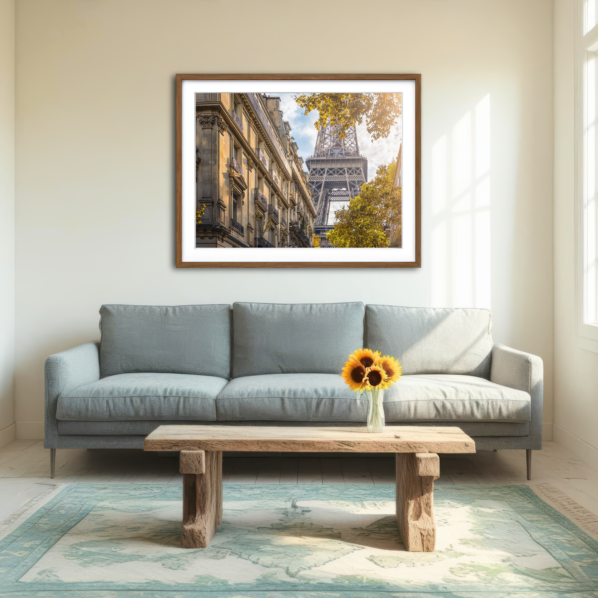 AUTO-MOCKUP ROOM | Sunlight In Paris Wall Art