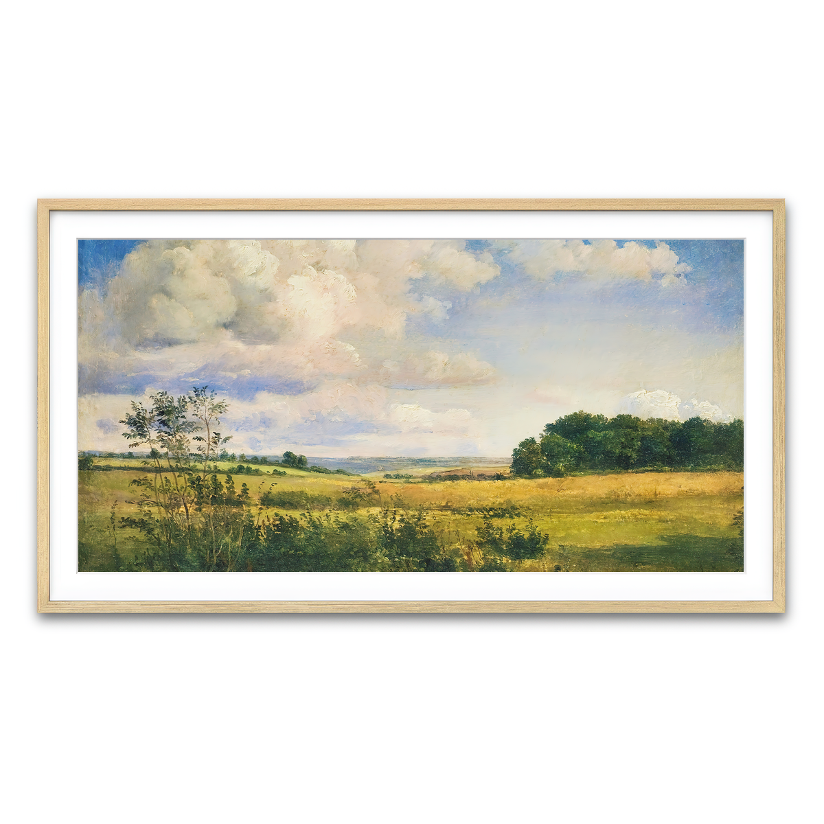 Framed Print 2x1 Natural