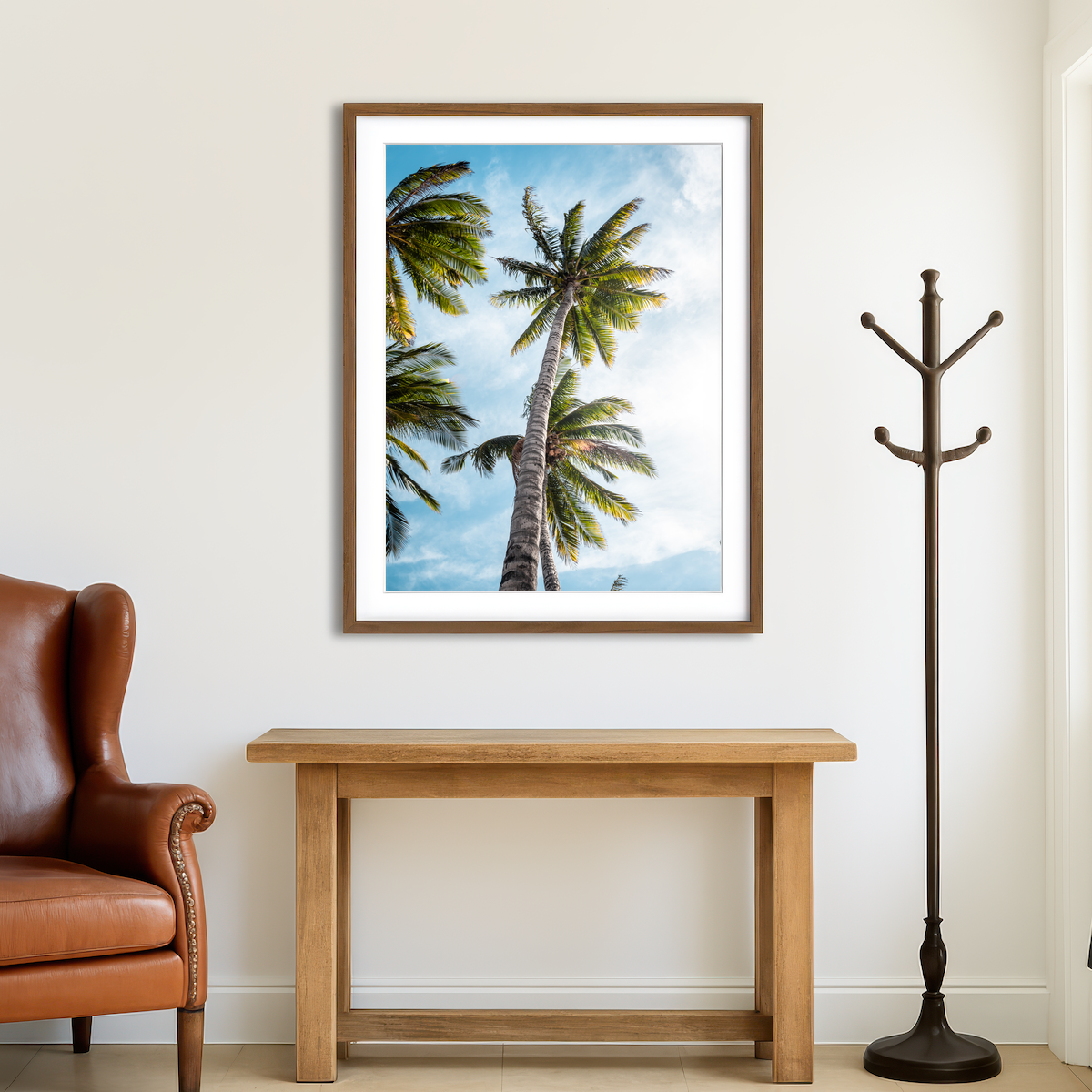 AUTO-MOCKUP ROOM | Sunny Palms Wall Art