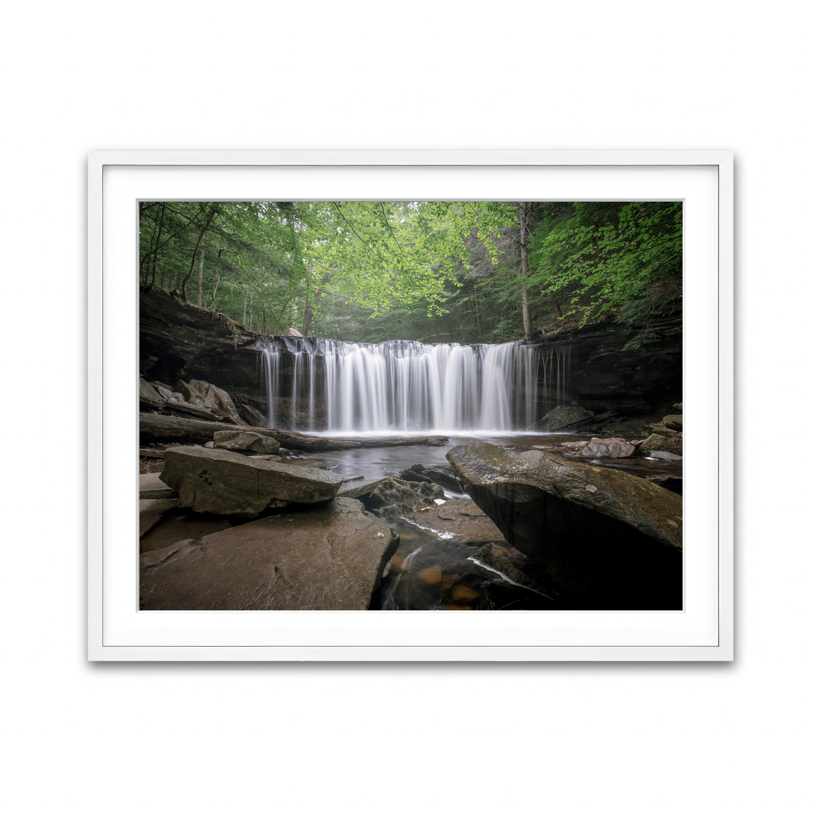 Framed Print 4x3 White