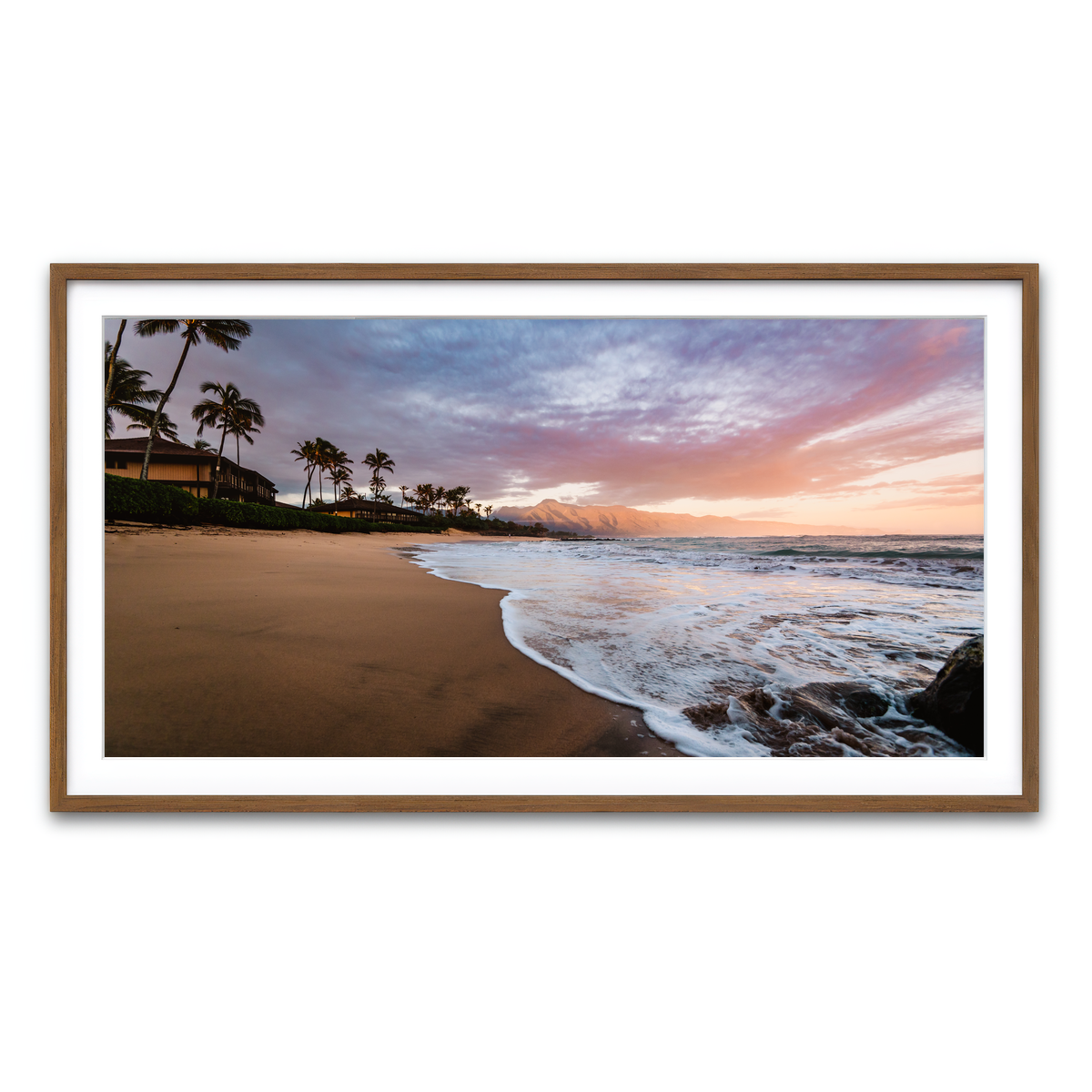 Framed Print 2x1 Walnut