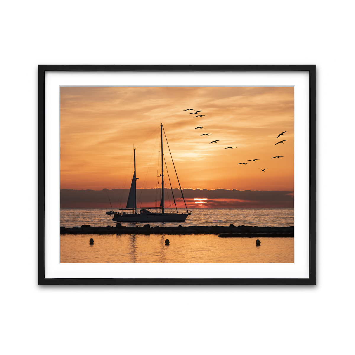 Framed Print 4x3 Black