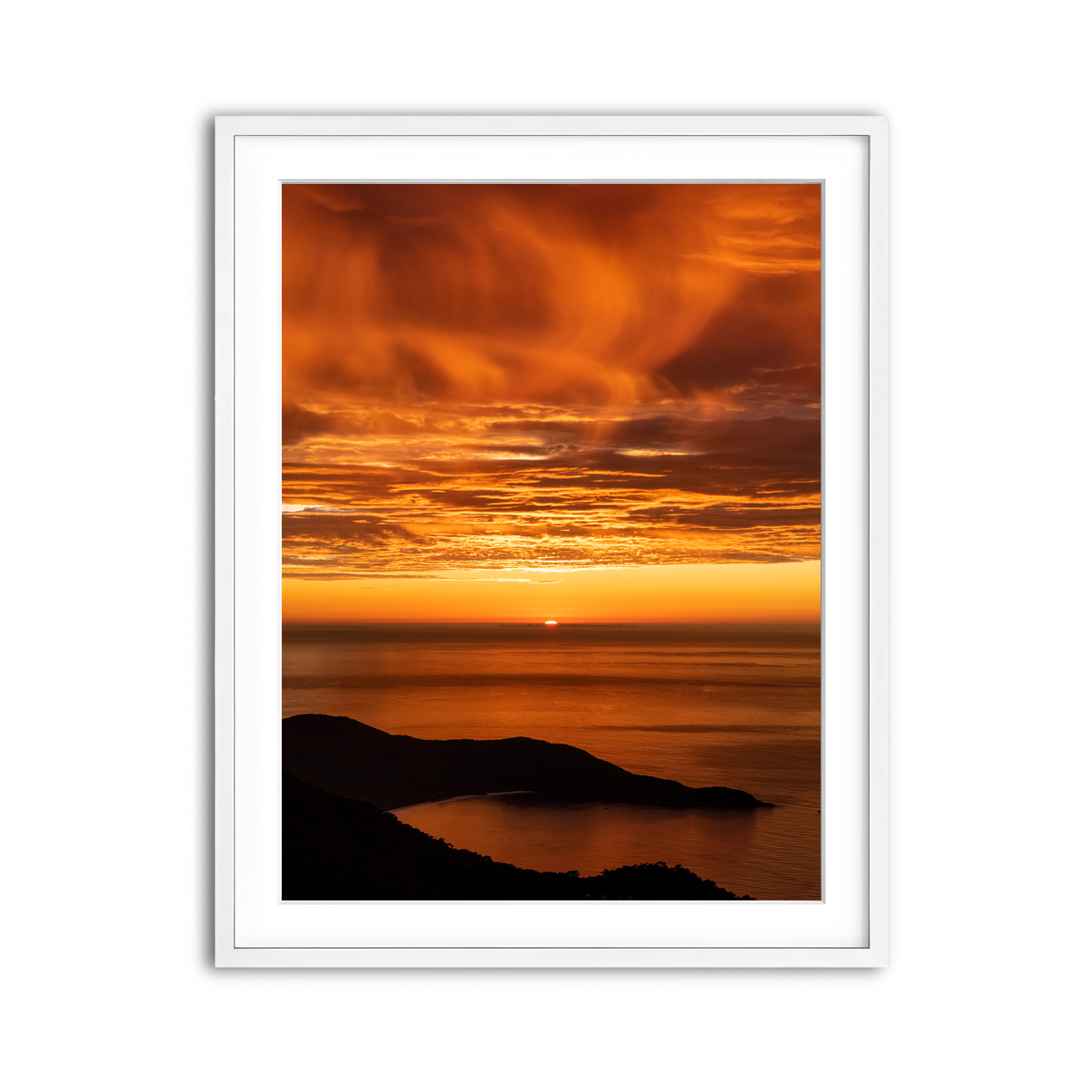 Framed Print 3x4 White