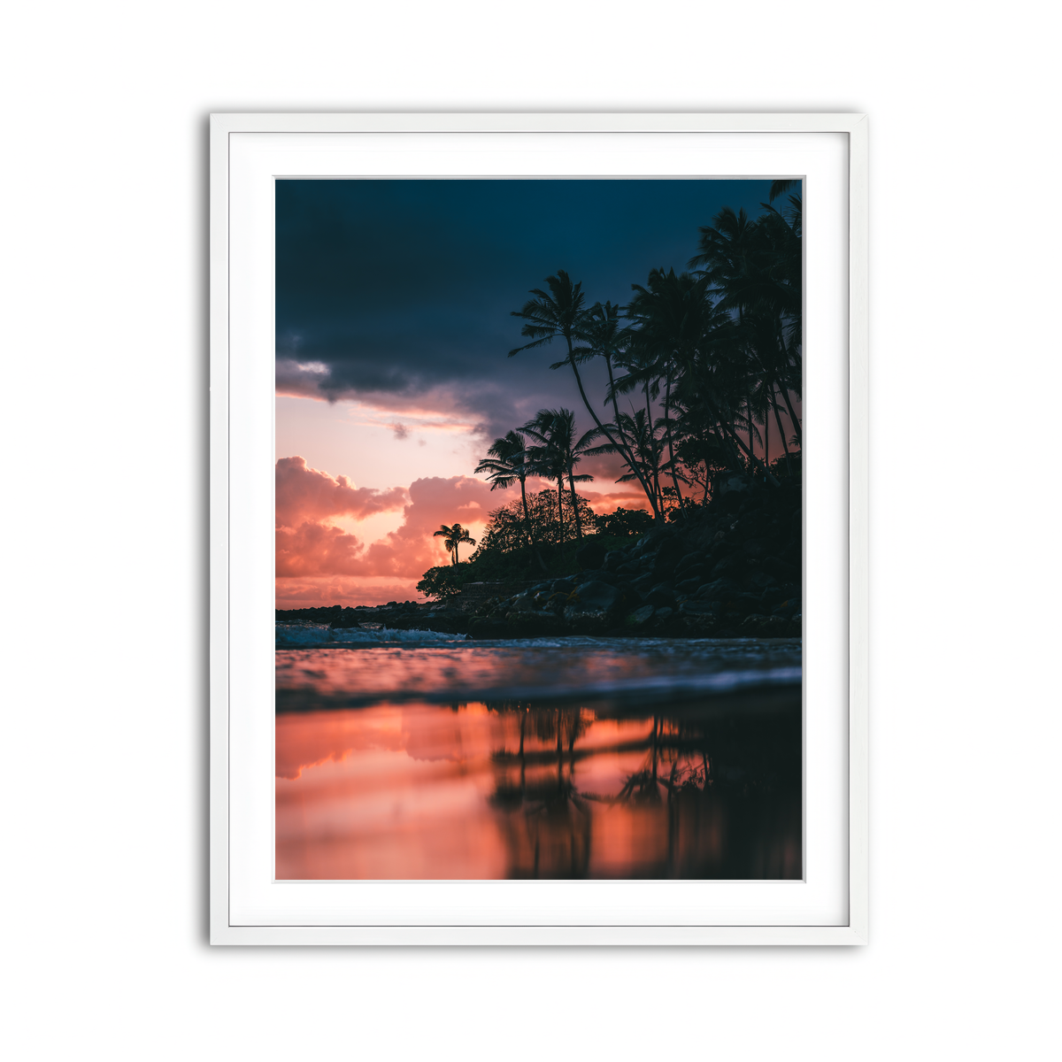 Framed Print 3x4 White