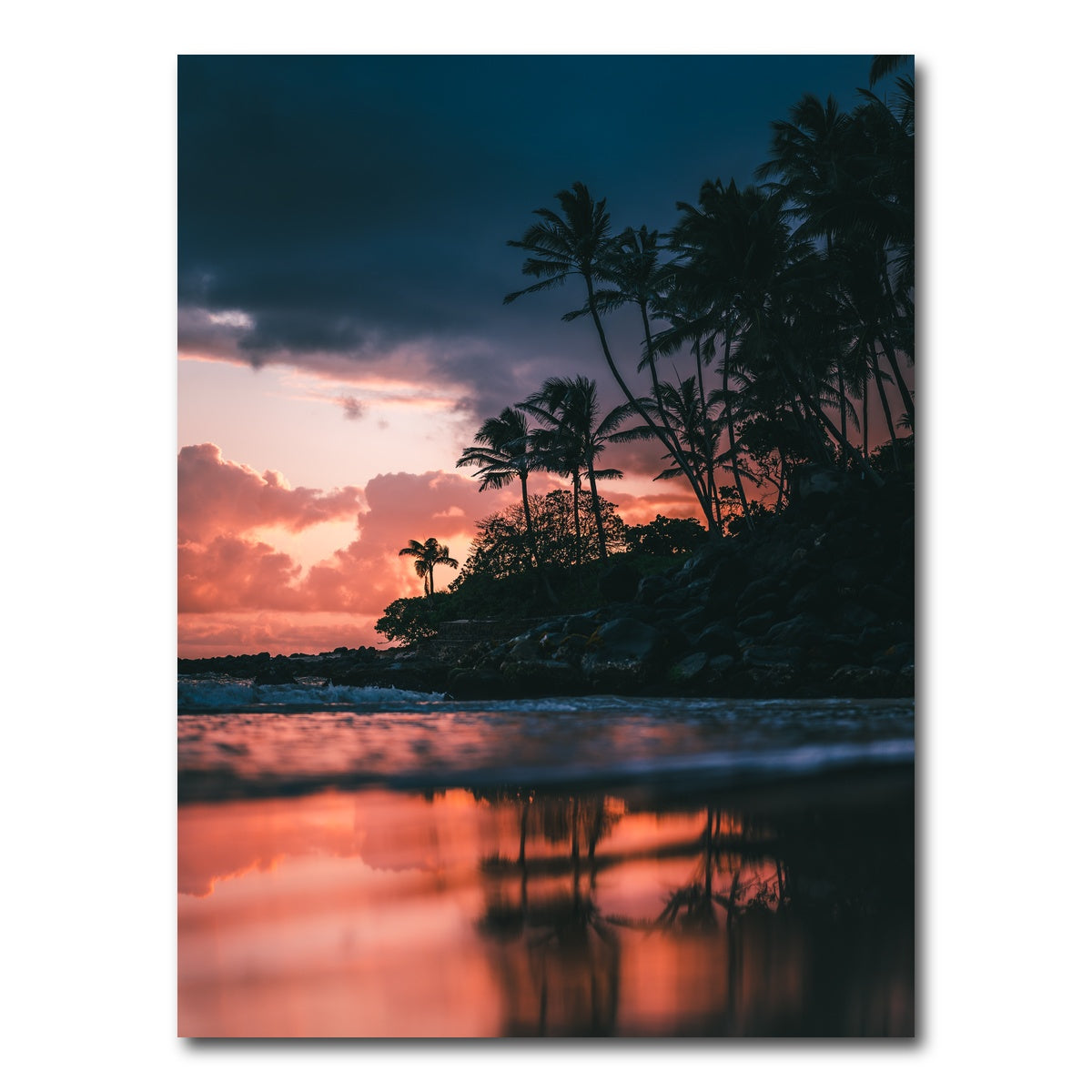 AUTO-MOCKUP WHITE | Sunrise from Shore | 1 Piece | Gallery Wrap Canvas | group=3x4