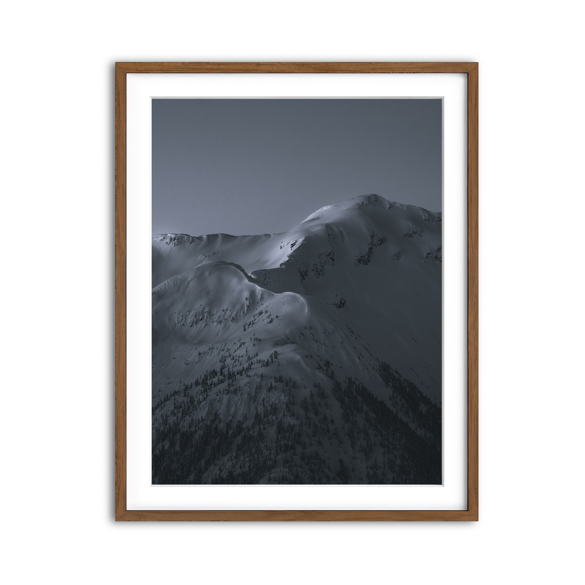 Framed Print 3x4 Walnut