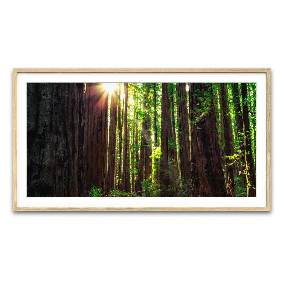 Framed Print 2x1 Natural