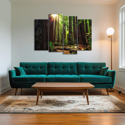 AUTO-MOCKUP ROOM | Sunrise in the Redwoods