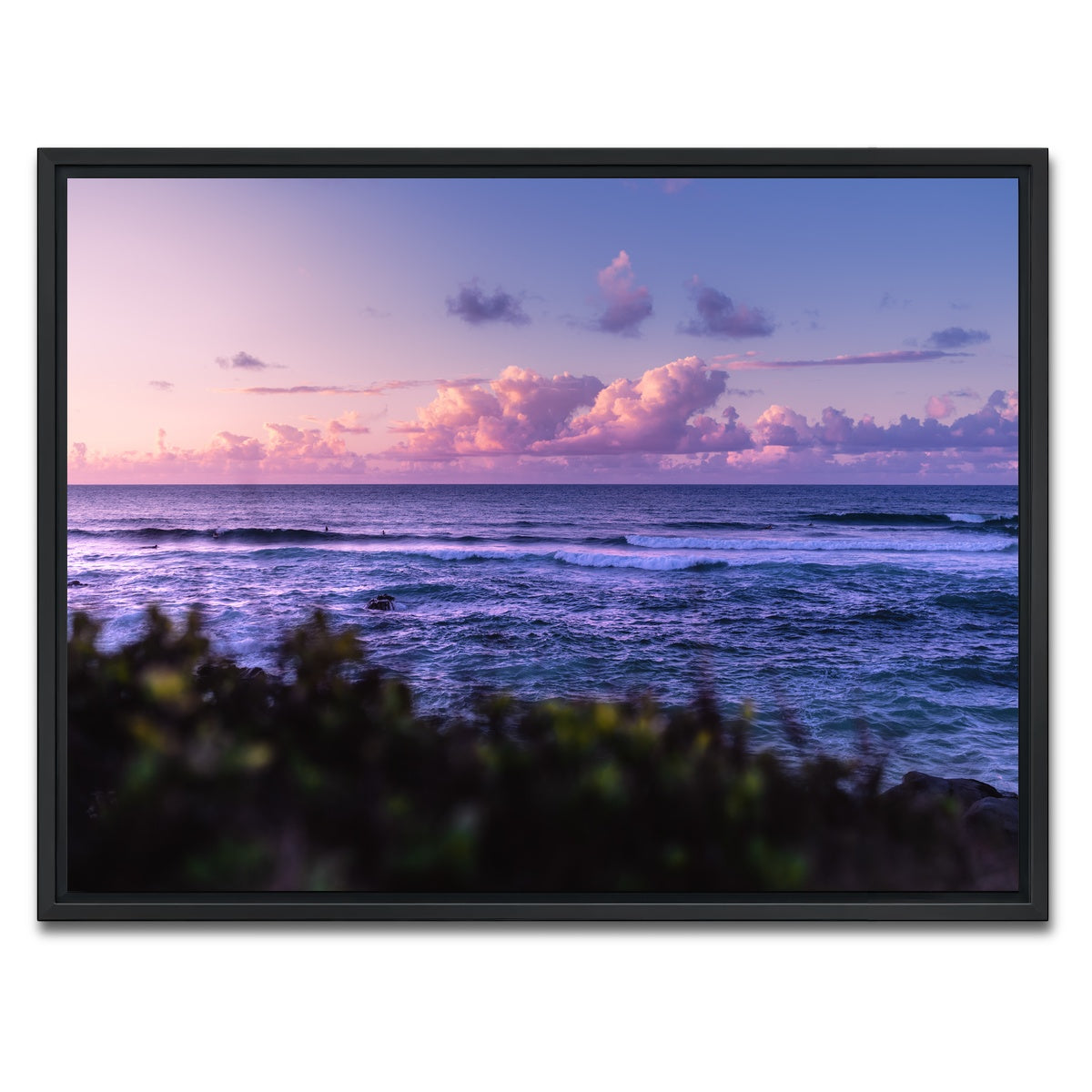 AUTO-MOCKUP WHITE | Sunset Dream | 1 Piece | Black Framed Canvas | group=4x3
