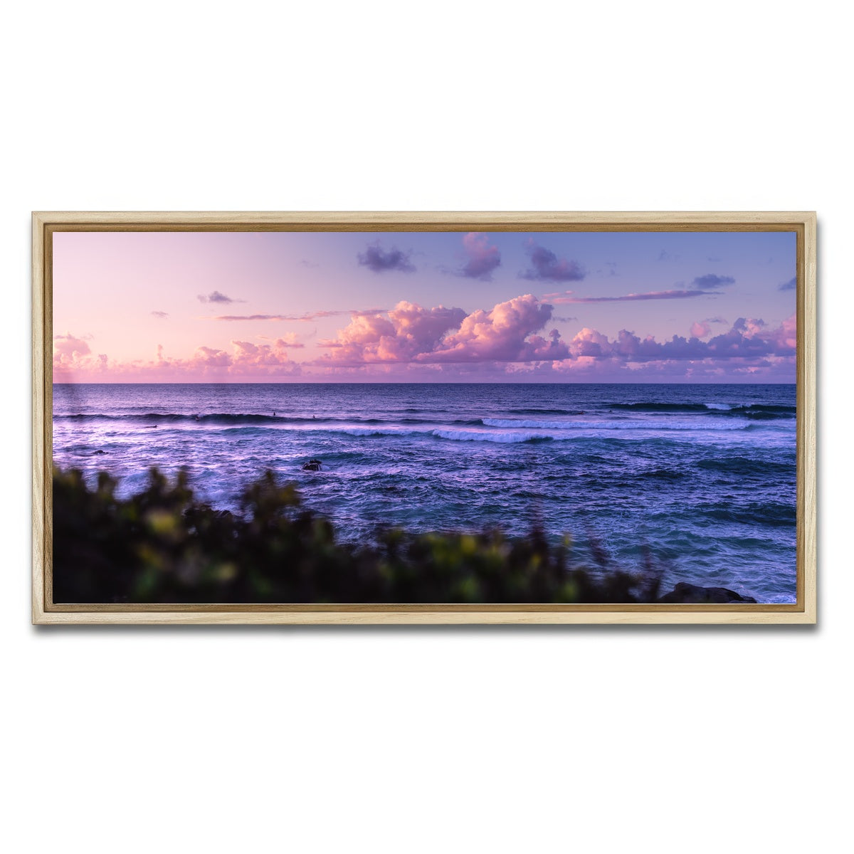 AUTO-MOCKUP WHITE | Sunset Dream | 1 Piece | Natural Framed Canvas | group=2x1