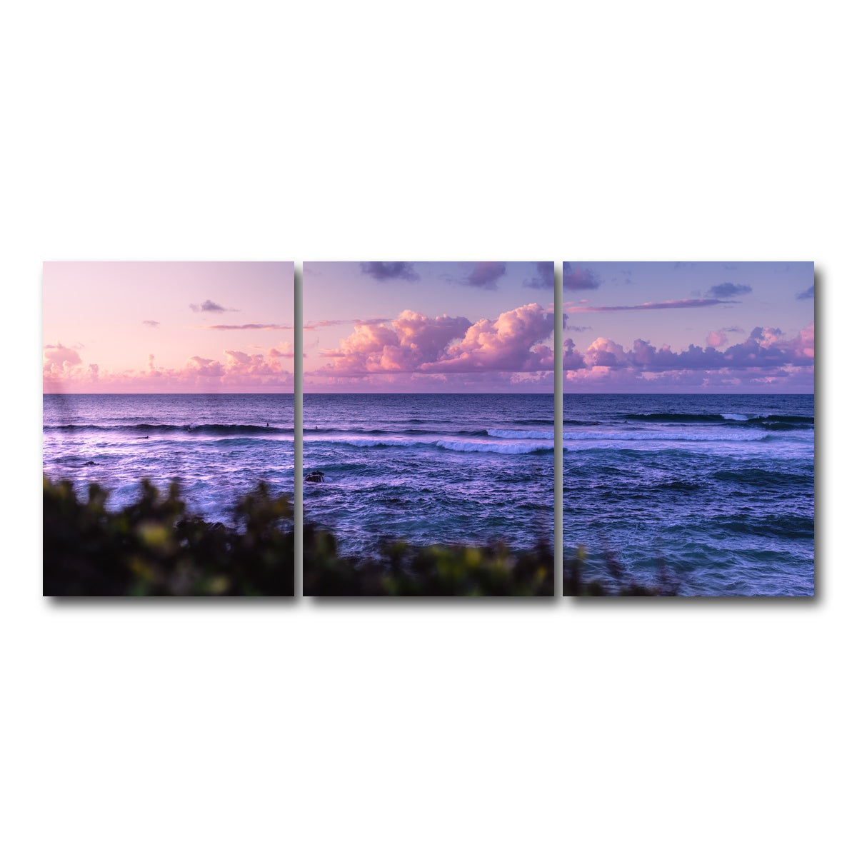 AUTO-MOCKUP WHITE | Sunset Dream | 3 Piece | Gallery Wrap Canvas | group=18x24