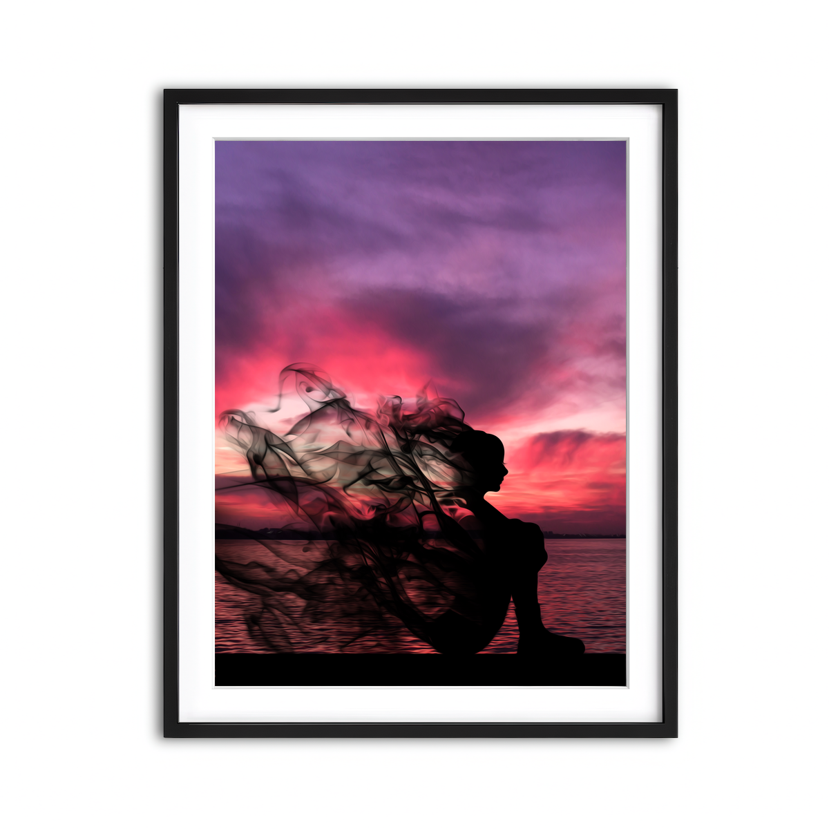 Framed Print 3x4 Black