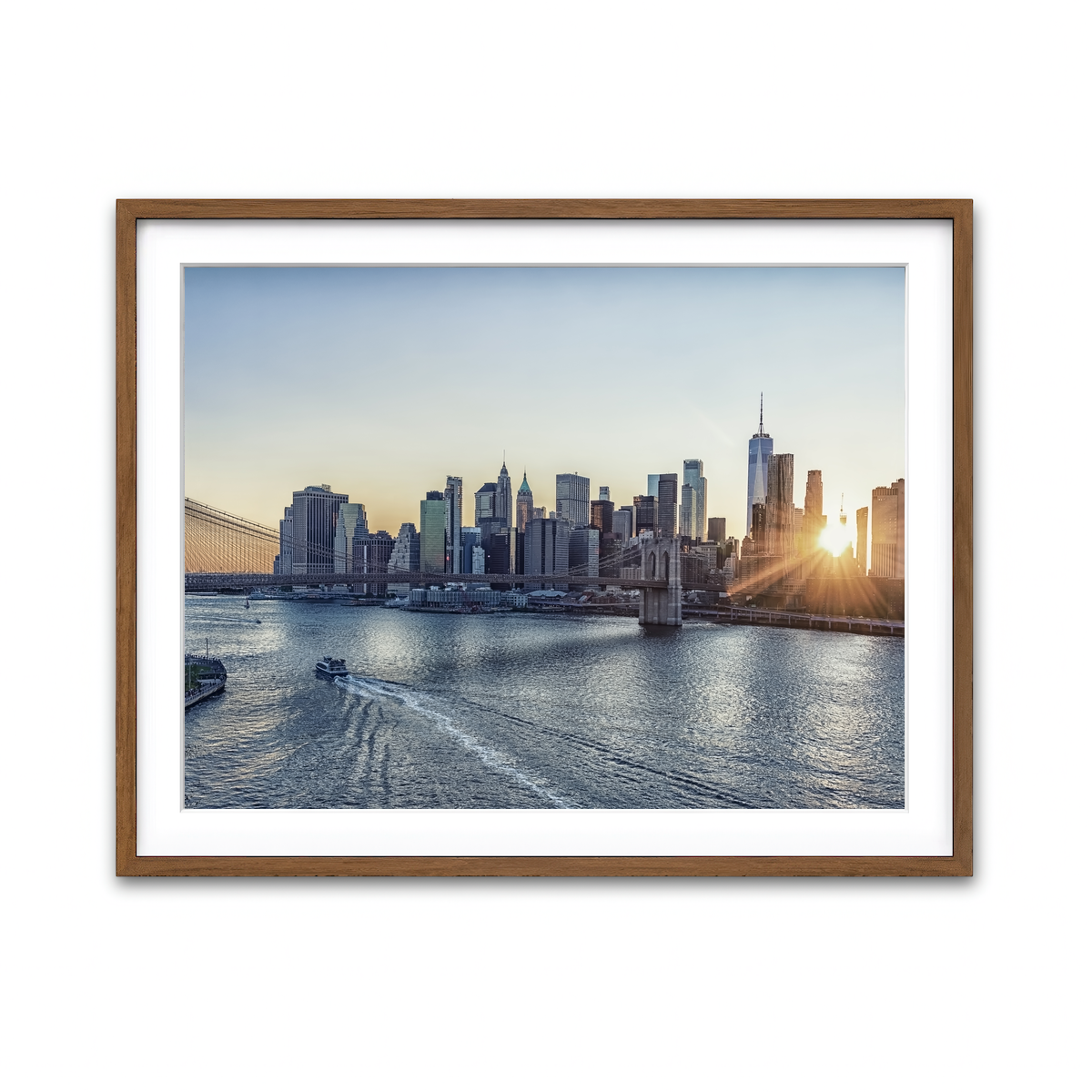 Framed Print 4x3 Walnut