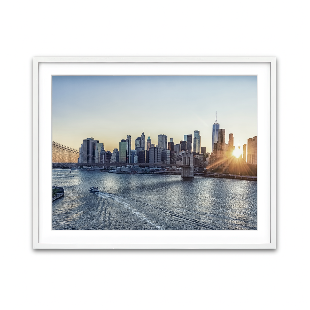 Framed Print 4x3 White
