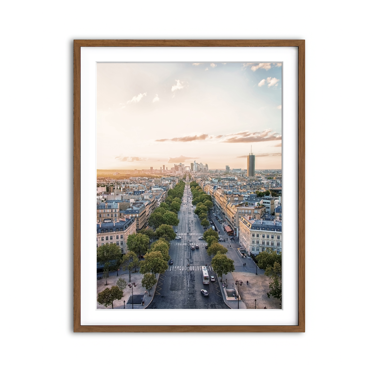 Framed Print 3x4 Walnut